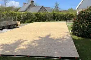 Plancher pour barnum. Idéal pour vos réceptions en extérieur.
